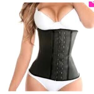 Waistplace Waist Trainer Womens 16/ 18 Snatched Corset Cincher Latex Hourglass